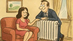 Barzelletta: Amore, cara, sarò il tuo termosifone