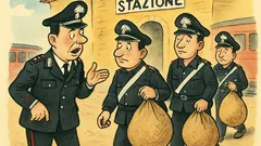Barzelletta: Tenente, blocca la stazione ferroviaria!