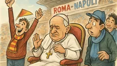 Barzelletta: Il Papa allo stadio Roma-Napoli