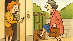 Barzelletta: una signora taccagna invita a tè