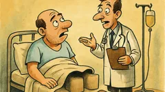 Barzelletta: Paziente, dottore, sono in ospedale!