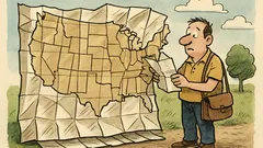 Barzelletta: Ho una mappa USA in scala