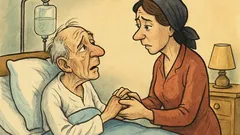 Barzelletta: Un uomo morente chiama la moglie