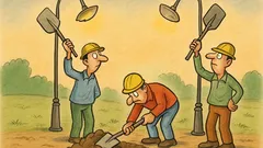 Barzelletta: tre matti scavano un buco…