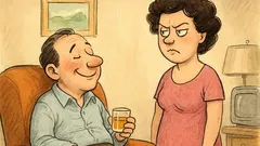 Barzelletta: Un tizio osserva la moglie...