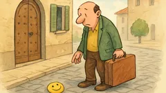 Barzelletta: la felicità è per terra e nessuno