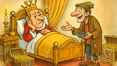 Barzelletta: un giorno un re malato chiama un mendicante