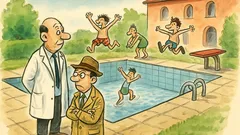 Barzelletta: Uno psichiatra apre una piscina