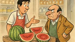 Barzelletta: Un tipo chiede mezzo cocomero