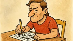 Barzelletta: Totti fa un cruciverba, 5 verticale...