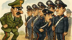 Barzelletta: Il generale urla “Aspetto bellicoso!”