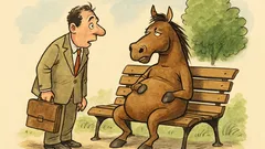 Barzelletta: L’equinozio? Un cavallo fannullone entra in classe