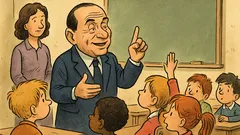 Barzelletta: Berlusconi visita una scuola elementare