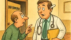 Barzelletta: Il medico esce dall’infermeria…