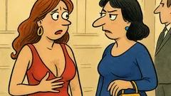 Barzelletta: Questo vestito è troppo scollato?