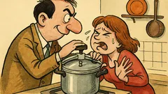 Barzelletta: «Ti amo da morire», disse lui sottovoce