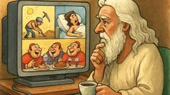 Barzelletta: Dio fa zapping sul mondo