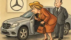 Barzelletta: una signora entra in concessionaria Mercedes