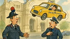 Barzelletta: Un carabiniere e i taxi volano