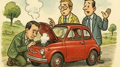 Barzelletta: tre ingegneri bloccati in Cinquecento