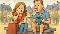 Barzelletta: Totti consulta la guida a Parigi