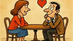 Barzelletta: ogni uomo è già per metà innamorato