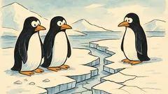 Barzelletta: Perché i pinguini al Polo Sud...