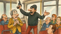 Barzelletta: A Napoli un rapinatore sale sull’autobus…